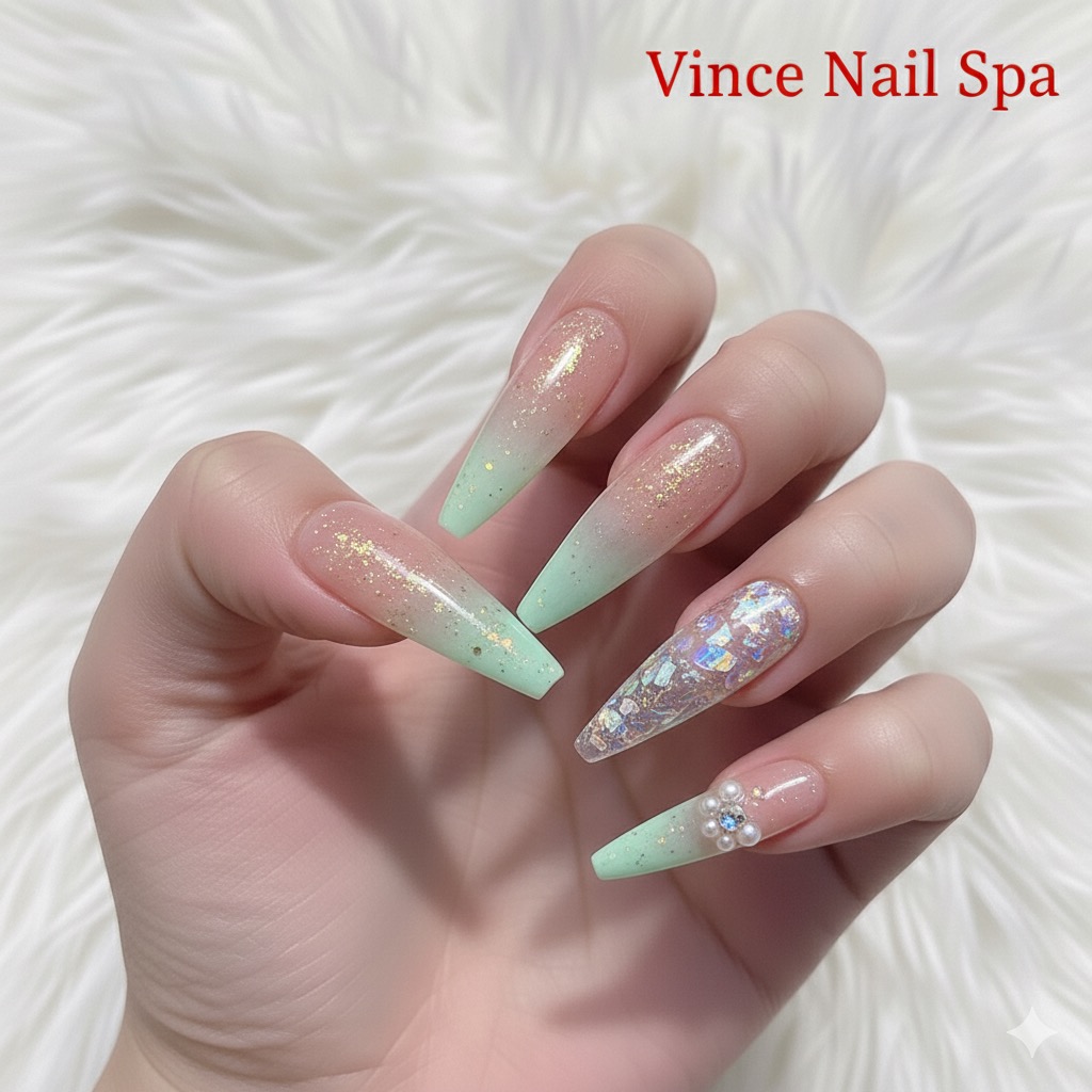Vince Nail Spa nail work in North Richland Hills, Texas